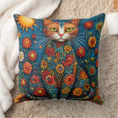 可愛い猫 クッション (ブランケット)