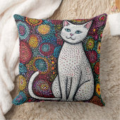 可愛い猫 クッション (ブランケット)