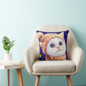 可愛い猫 クッション (椅子)