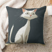 可愛い猫 クッション (ブランケット)