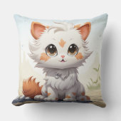 可愛い猫 クッション (正面)