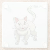 可愛い猫 – コースター (裏面)