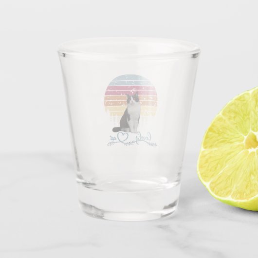 可愛い猫 ショットグラス (裏面)