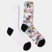 可愛い猫 ソックス (右)