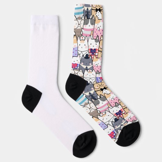 可愛い猫 ソックス (右)