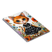 可愛い猫 ノートブック (右側)