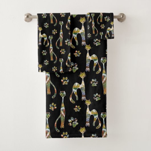 可愛い猫 バスタオルセット (インサイチュ)