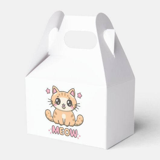 可愛い猫 フェイバーボックス (正面サイド)