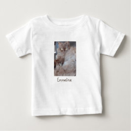 可愛い猫 ベビーTシャツ