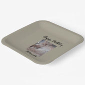 可愛い猫 ペーパープレート (傾斜あり)