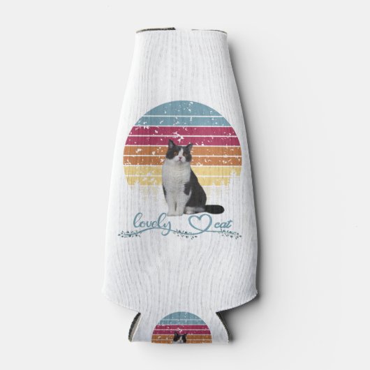 可愛い猫 ボトルクーラー (正面)