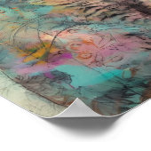 可愛い猫 ポスター (角)