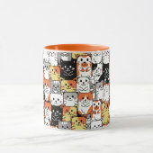 可愛い猫 マグカップ (中央)