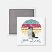 可愛い猫 マグネット (正面/裏面)