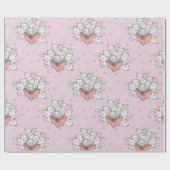 可愛い猫 ラッピングペーパー (フラット)