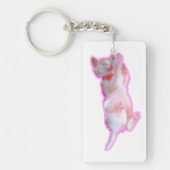 可愛い猫 子猫の頃[When the cat 'kawaii' was a kitten.] キーホルダー (正面)