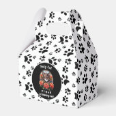 可愛い猫、私は一人 | キャットガール1歳の誕生日 フェイバーボックス (裏面サイド)