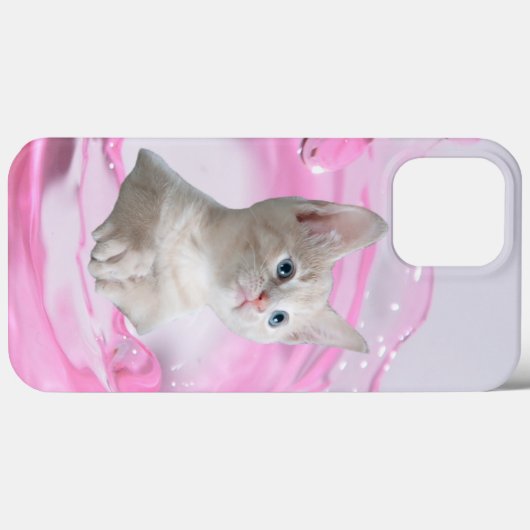 可愛い猫 Case-Mate iPhoneケース (裏面 (横))