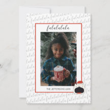 可愛い猫Fa La La La La Christmas写真