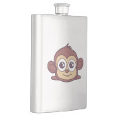 可愛い猿のクリパート フラスク (右)