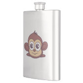 可愛い猿のクリパート フラスク (左)