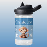 可愛い猿の名前を付け星キッズブルー ウォーターボトル<br><div class="desc">CamelBak Eddy®水子供へ瓶。名前を付けてパーソナライズ青と白の色の星を持つ可愛い猿を特徴とするウォーターボトル。</div>