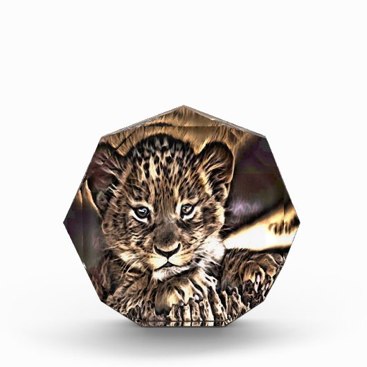 可愛い獅子の子 フォトブロック (正面)