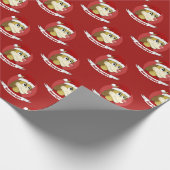 可愛い獅子包み紙 ラッピングペーパー (角)