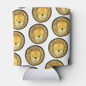 可愛い獅子模様 缶クーラー (裏面)