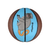 可愛い玉林天皇イラストレーション漫画 ミニバスケットボール (縦)