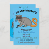 可愛い玉林天皇イラストレーション漫画 招待状 (正面/裏面)