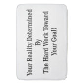 可愛い現実のデザインが意図した！木製壁 バスマット (正面縦)