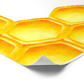 可愛い甘いハチミツバチ歓迎ベイビーシャワーポスター ポスター (角)