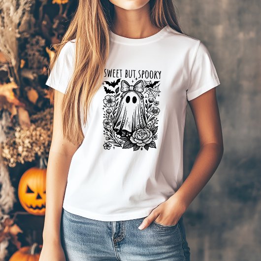 可愛い甘い不気味がハロウィーンTシャツ Tシャツ