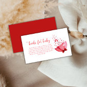 可愛い甘い傘バマシャワー用の本 エンクロージャーカード