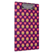 可愛い甘い恋の絵文字、ハート柄 クリップボード (右)