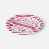 可愛い甘くておもしろい ペーパープレート (アングル)