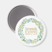 可愛い生まれたばかりの誕生状態磁石 マグネット (正面/裏面)