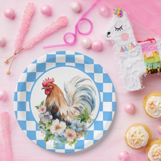 可愛い田舎娘 ペーパープレート (パーティー)