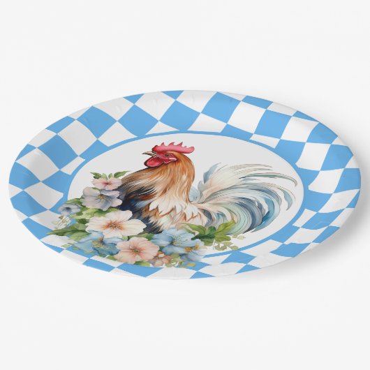 可愛い田舎娘 ペーパープレート (アングル)