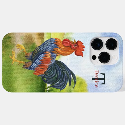 可愛い田舎者にモノグラムを追加 Case-Mate iPhoneケース (裏面 (横))