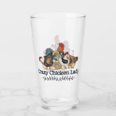 可愛い田舎者熱狂するのチキンレディ タンブラーグラス (裏面)