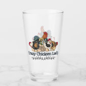 可愛い田舎者熱狂するのチキンレディ タンブラーグラス (正面)