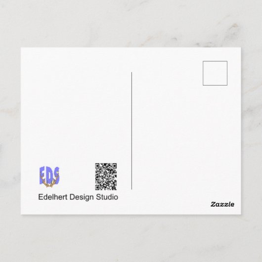 可愛い男の赤ちゃんシック漫画のcust.ポストカード ポストカード (裏面)