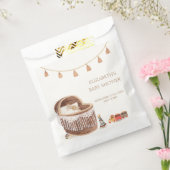 可愛い男女兼用ボホバシネットおもちゃ赤ちゃんシャワー フェイバーバッグ (封をした状態)