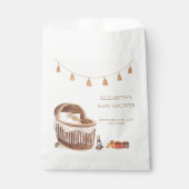 可愛い男女兼用ボホバシネットおもちゃ赤ちゃんシャワー フェイバーバッグ (正面)