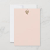 可愛い男女兼用ラインボホベイビーシャワー サンキューカード (裏面)