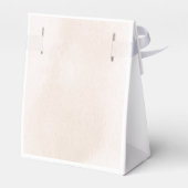 可愛い男女兼用双子の赤ちゃんシャワー フェイバーボックス (裏面サイド)