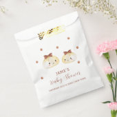 可愛い男女兼用団子の赤ちゃんシャワー フェイバーバッグ (封をした状態)