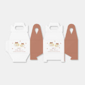 可愛い男女兼用団子の赤ちゃんシャワー フェイバーボックス (折り畳みなし)